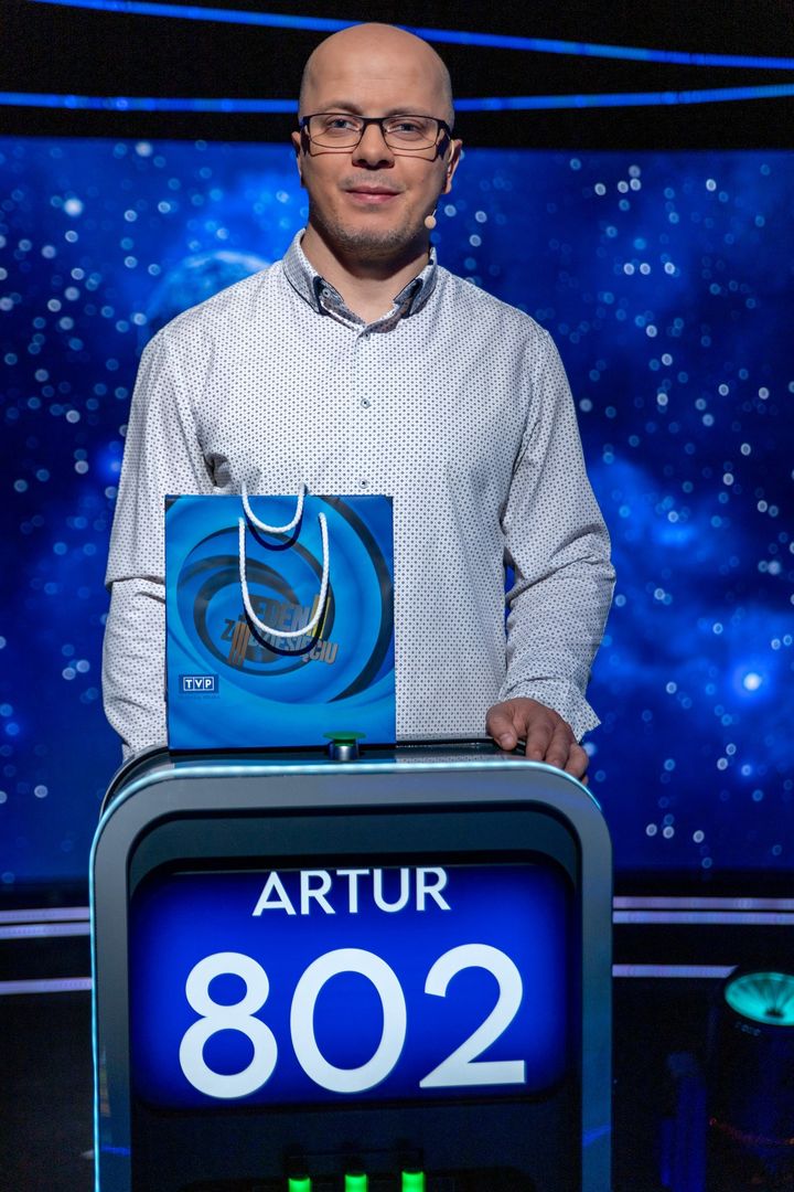 Artur Łasiński w "Jeden z dziesięciu"