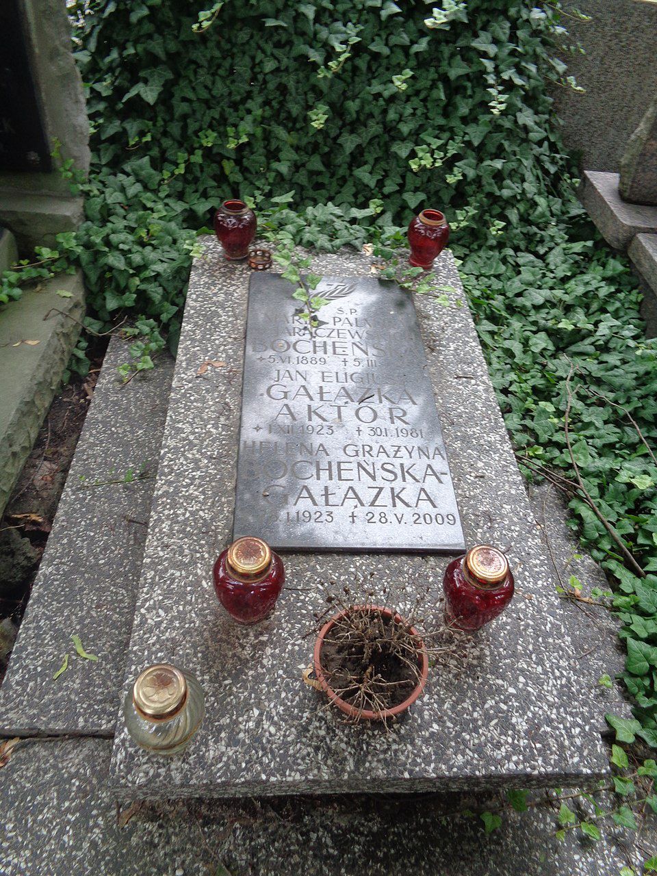Grób Jana Gałązki na Powązkach Wojskowych
