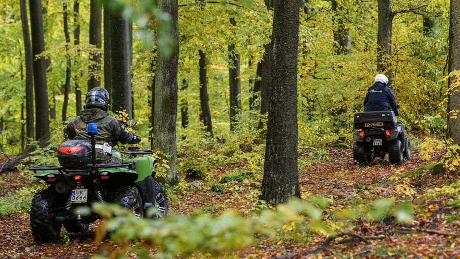 Poszukiwania Grzegorza Borysa w Trójmiejskim Parku Krajobrazowym