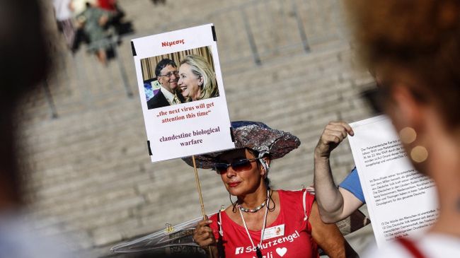 Niemcy. Protest przeciwko wprowadzaniu obostrzeń