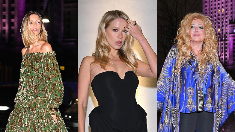 Gwiazdy lansują się na świątecznym spotkaniu magazynu "Vogue"