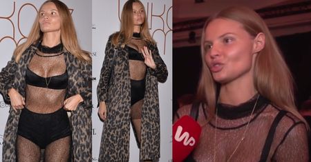 Frąckowiak broni bielizny na ściance: "Jestem młodą kobietą i mam dobre ciało. Czemu go nie pokazywać?"
