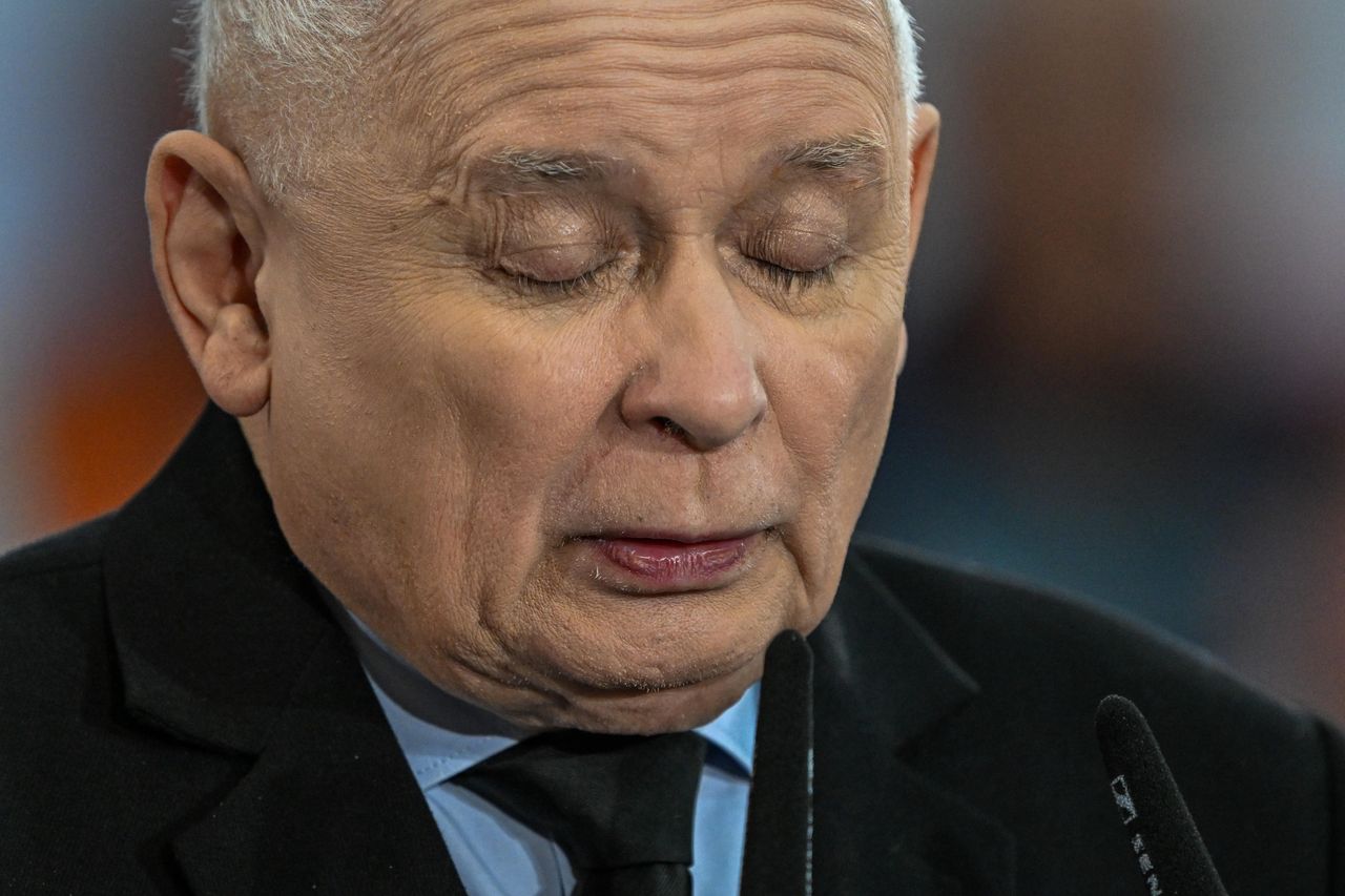 Prezes PiS Jarosław Kaczyński 