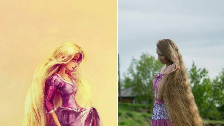 27-letnia Rosjanka wygląda jak prawdziwa Roszpunka
