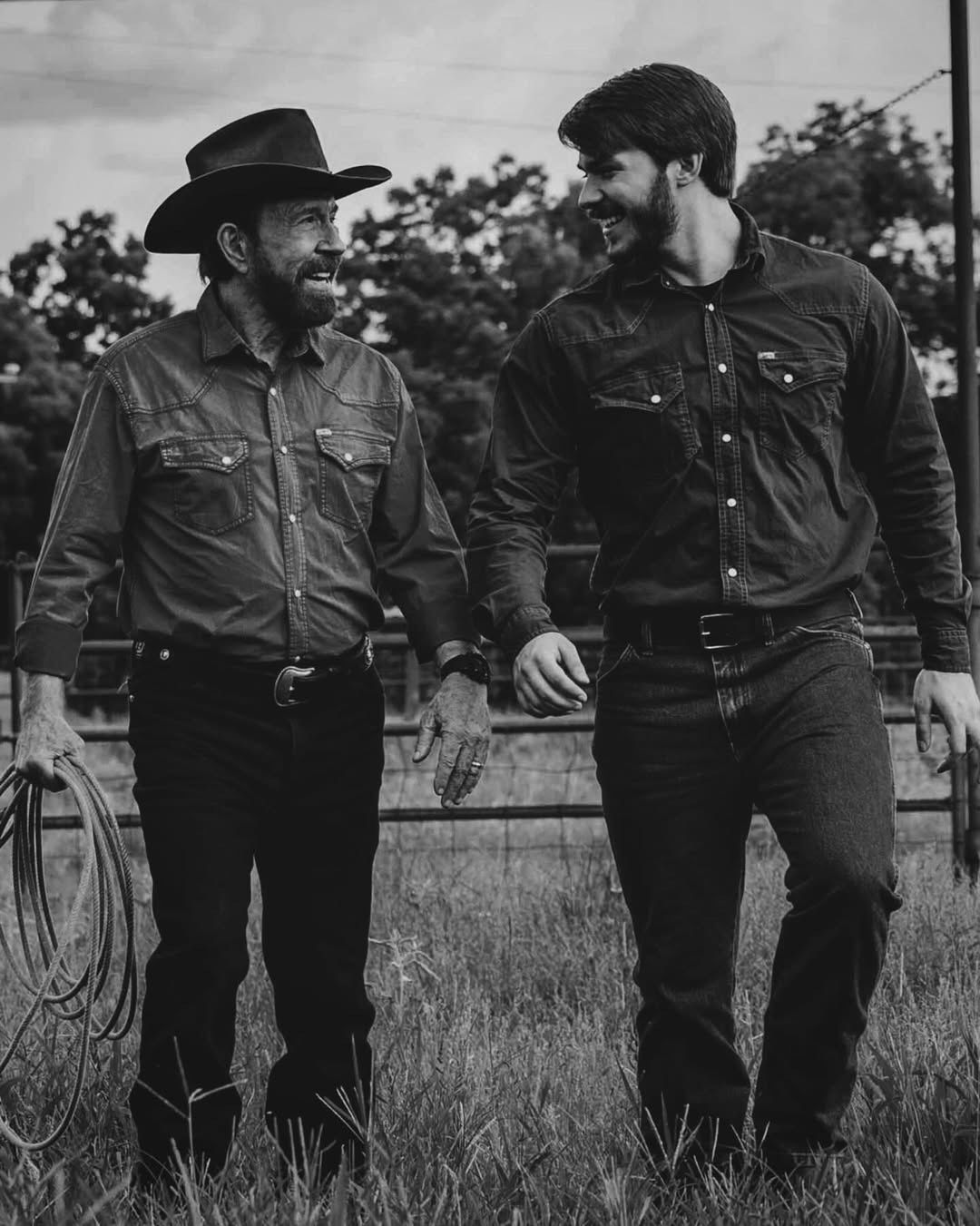 Syn Chucka Norrisa pożeganał ojca 