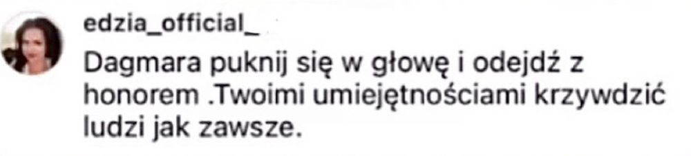 Komentarz byłej przyjaciółki z programu "Królowe życia"
