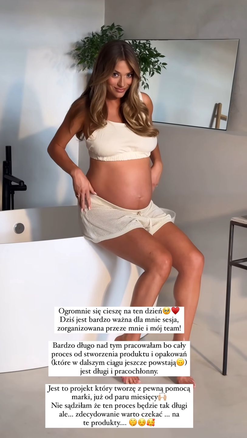 Marcelina Zawadzka pochwaliła się kolejną ciążową sesją zdjęciową