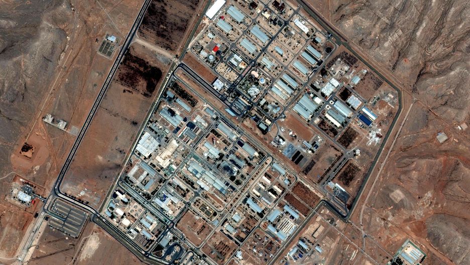 USA zaatakoway Iran. Na zdjęciu staeMaxar Technologies Isfahan n