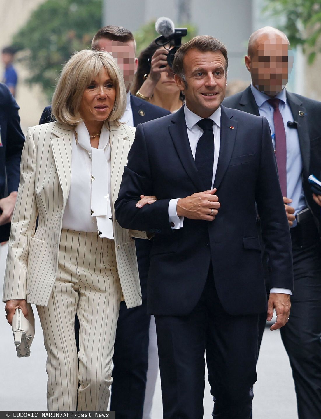 Macronowie razem w Hanoi