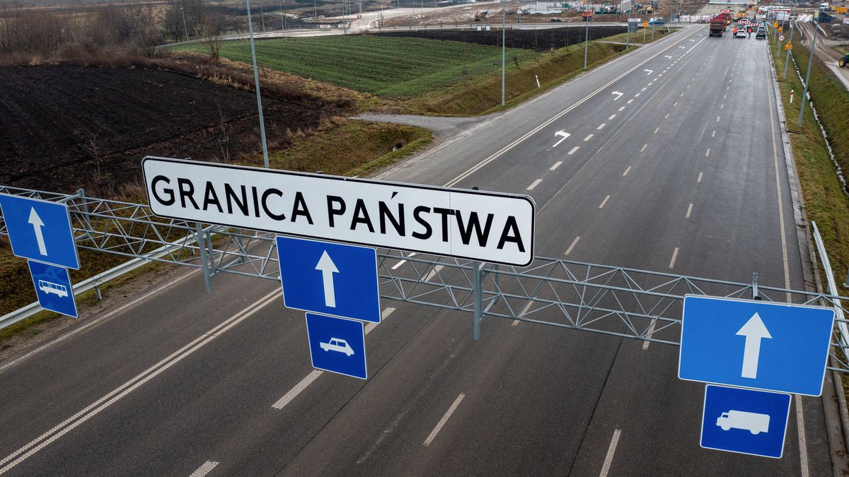 Na zdjęciu przejście graniczne Malhowice-Niżankowice