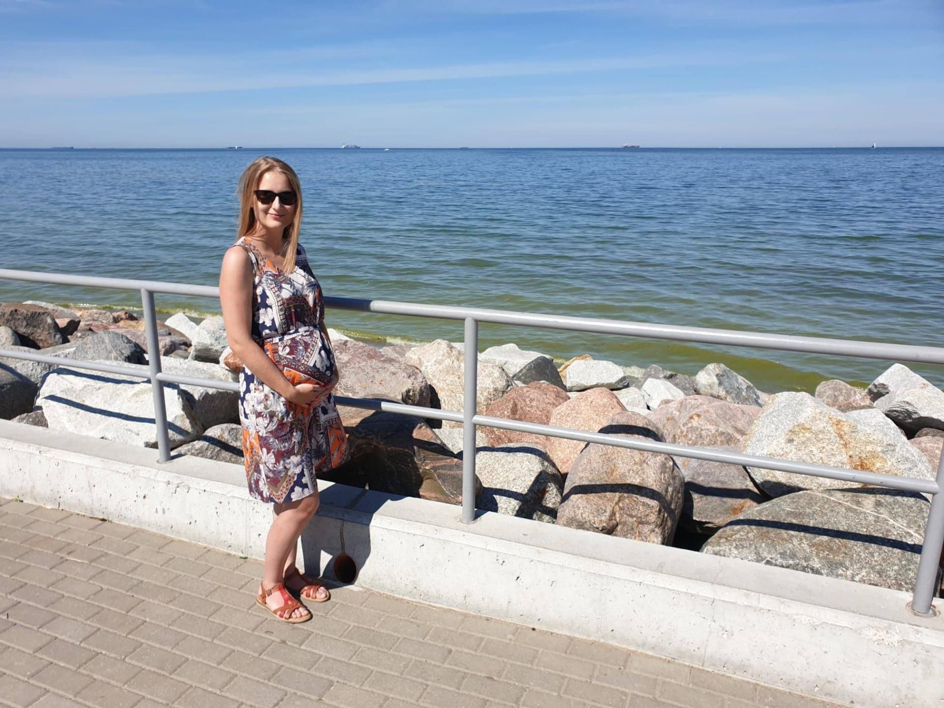 Magdalena Ciachera jest w siódmym miesiącu ciąży