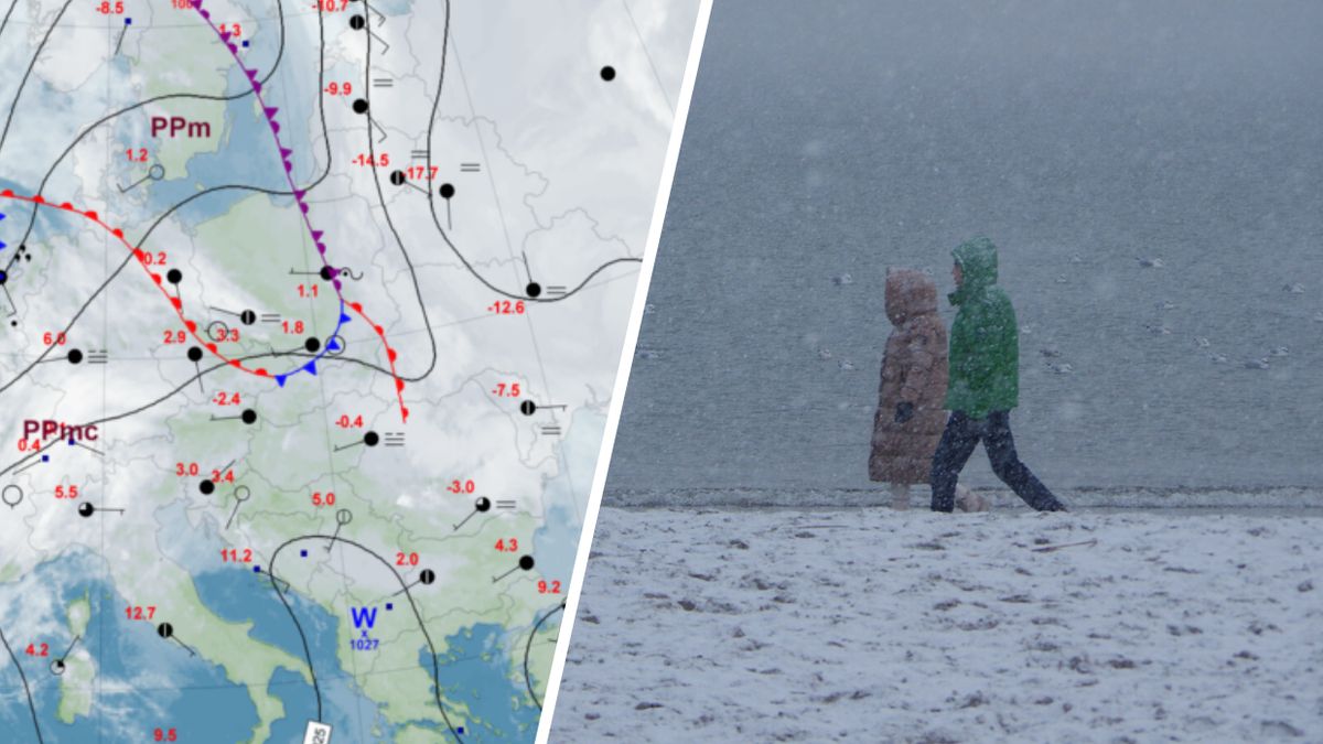 Wkrótce Polska podzieli się na mroźny wschód i ciepły zachód