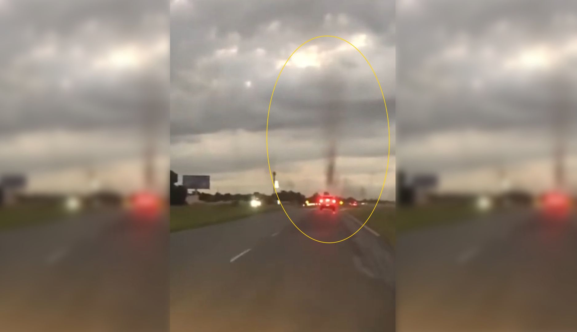Rój komarów przypominał tornado / Źródło: YouTube.com - Alpha