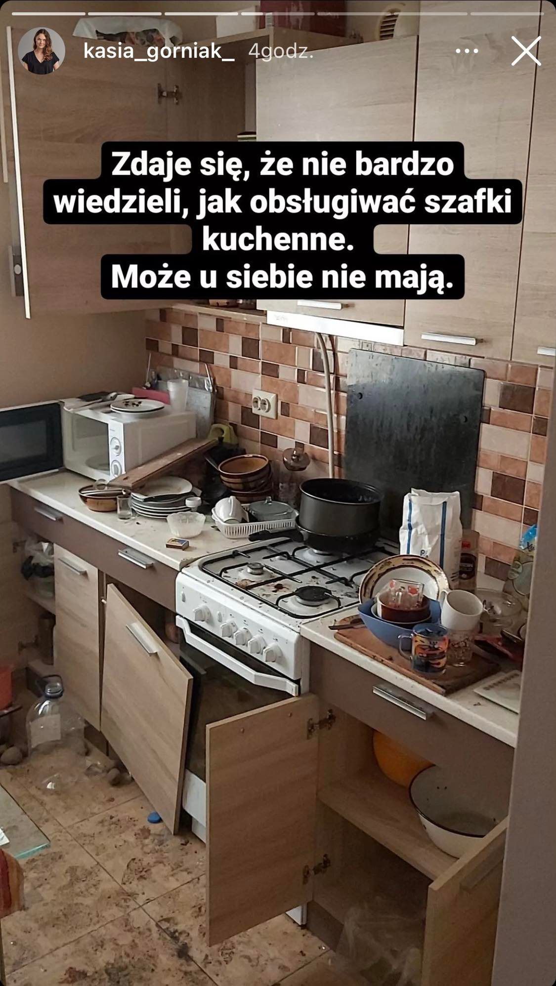 Dziennikarka Katarzyna Górniak pokazała zdjęcia ze zdewastowanego ukraińskiego domu 