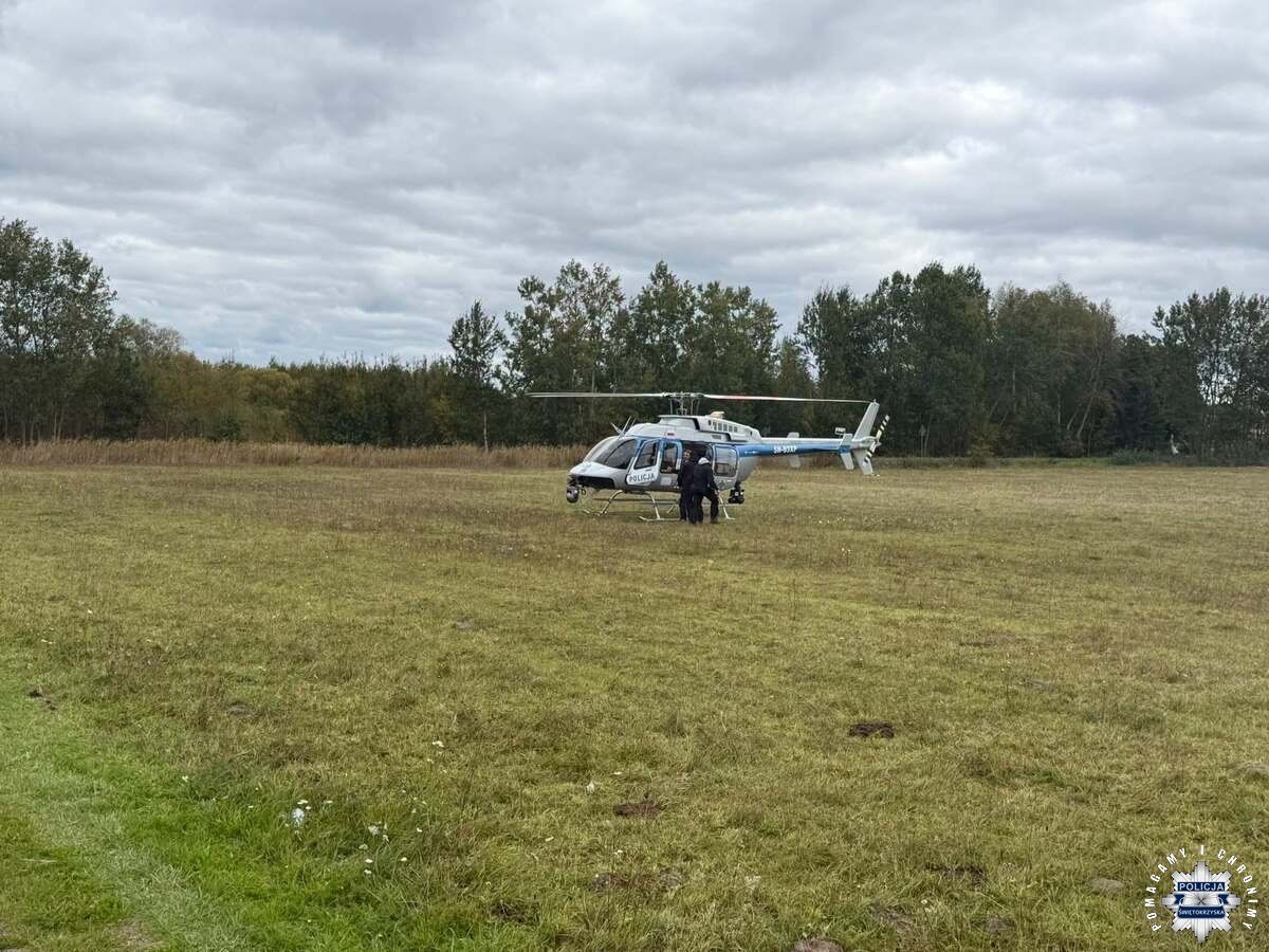 Zakrojone na szeroką skalę poszukiwania zaginionego mężczyzny zakończone sukcesem