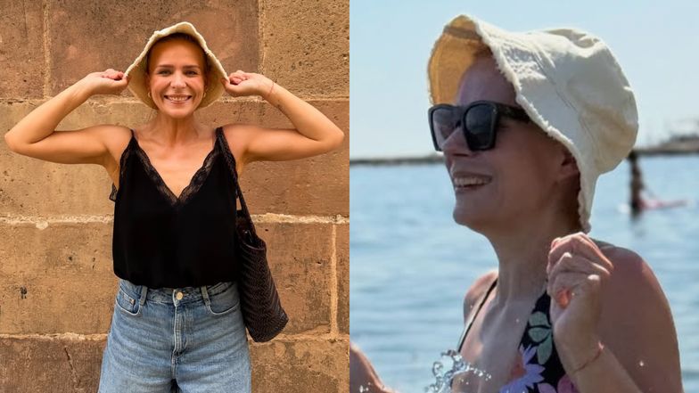 Aneta Zając pozdrawia z wakacji