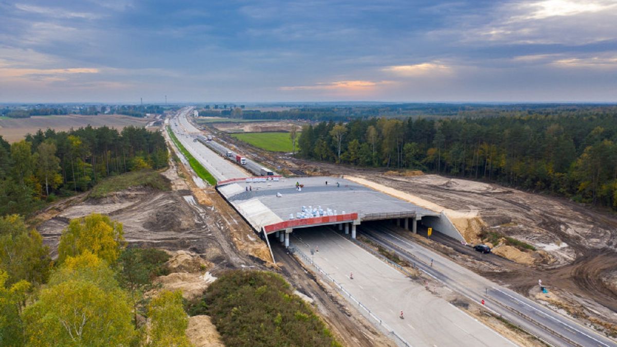 budowa drogi trasa autostrada A1