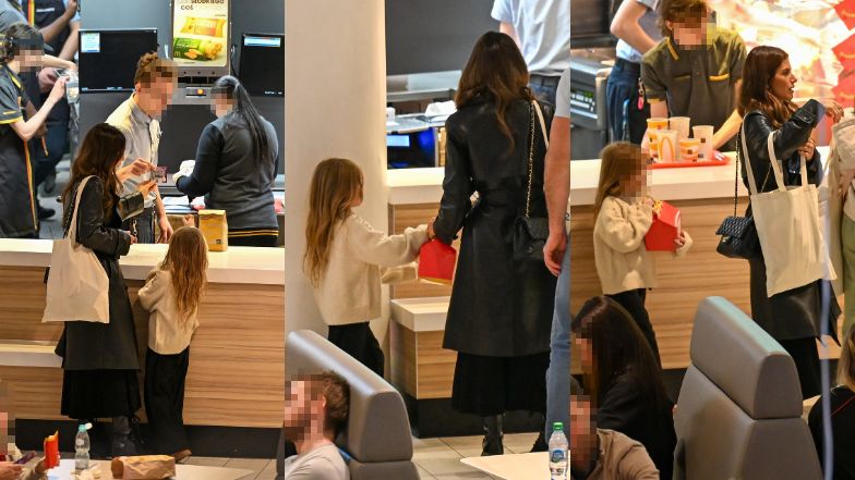 Weronika Rosati puszcza dymka w restauracji fast foodowej