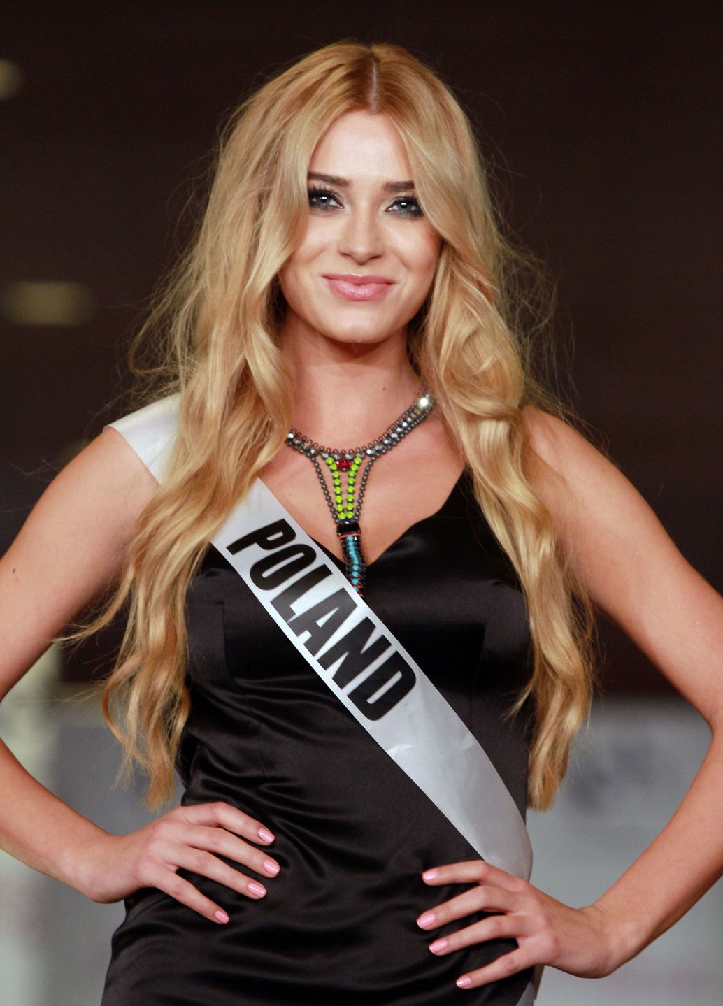 Marcelina Zawadzka w 2012 roku na Miss Universe