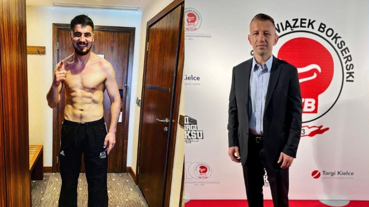 Na zdjęciu: "Don Kasjo" i Tomasz Adamek