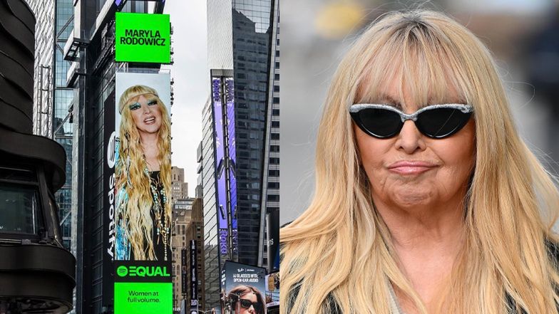 Maryla Rodowicz na Time Square