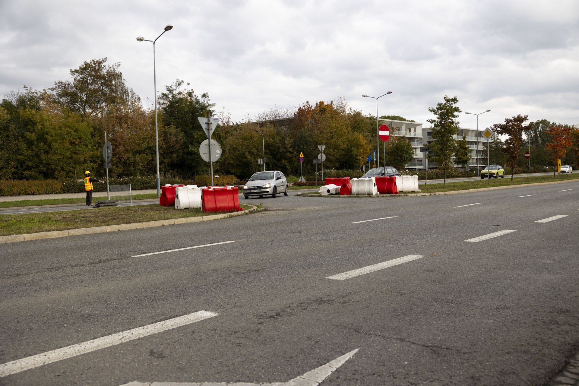 Utrudnienia na ulicy Lema w Krakowie