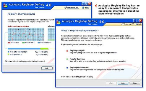 Auslogics Registry Defrag 5.1.18.445 wydany