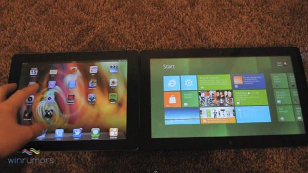 Porównanie iOS-a z Windowsem 8 na tablecie 1
