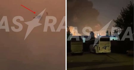 Ukraiński atak dronowy w Soczi. Pożar na lotnisku i wstrzymane loty