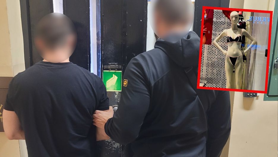 Zatrzymany złodziej ekskluzywnej bielizny