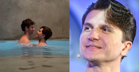 Miłość kwitnie. Michał Kassin migdali się z nowym ukochanym w basenie