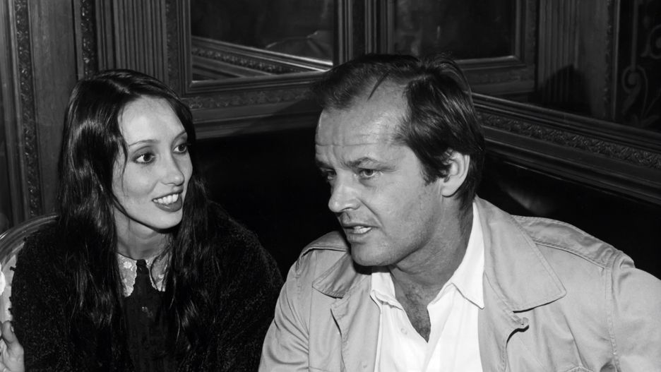Shelley Duvall i Jack Nicholson w 1980 roku