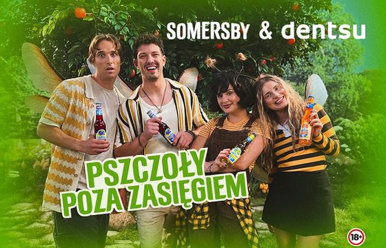 Gąsiewska, Halejcio, Gessler i inni w serialu promującym piwo