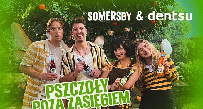 Gąsiewska, Halejcio, Gessler i inni w serialu promującym piwo