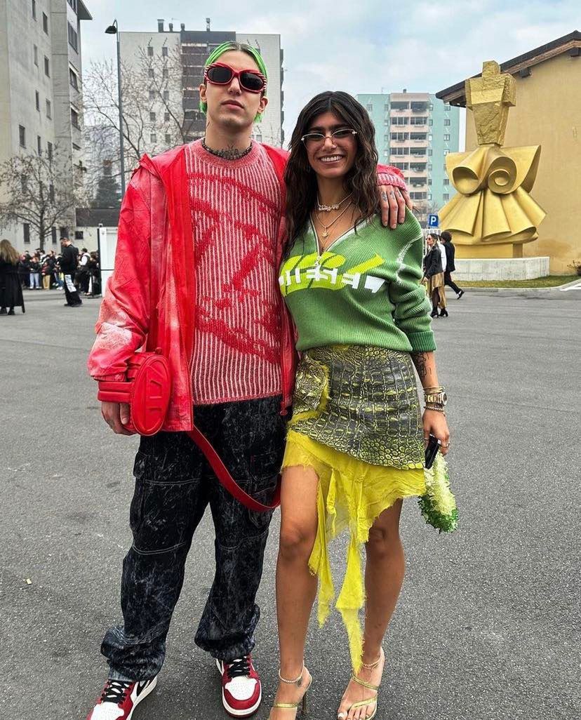 Żabson i Mia Khalifa