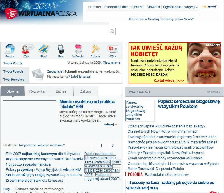 Polski Internet kilka i kilkanaście lat temu. Jak zmieniały się popularne strony? 7