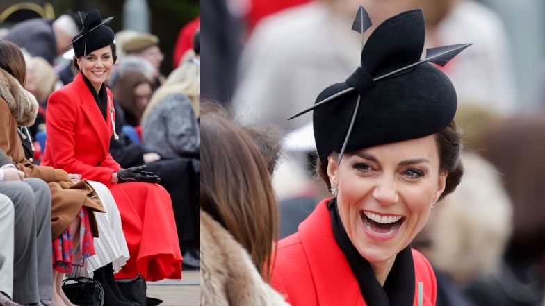 Kate Middleton i książę William na paradzie z okazji dnia świętego Dawida