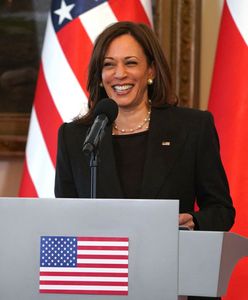 Pytanie do Dudy. Harris nie mogła powstrzymać śmiechu