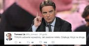 Tomasz Lis krytykuje TVN24, z błędem ortograficznym: "TVN24 wyważony jak ZWAŻONE MLEKO"