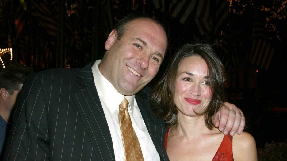 James Gandolfini i Lora Somoza w 2002 r.