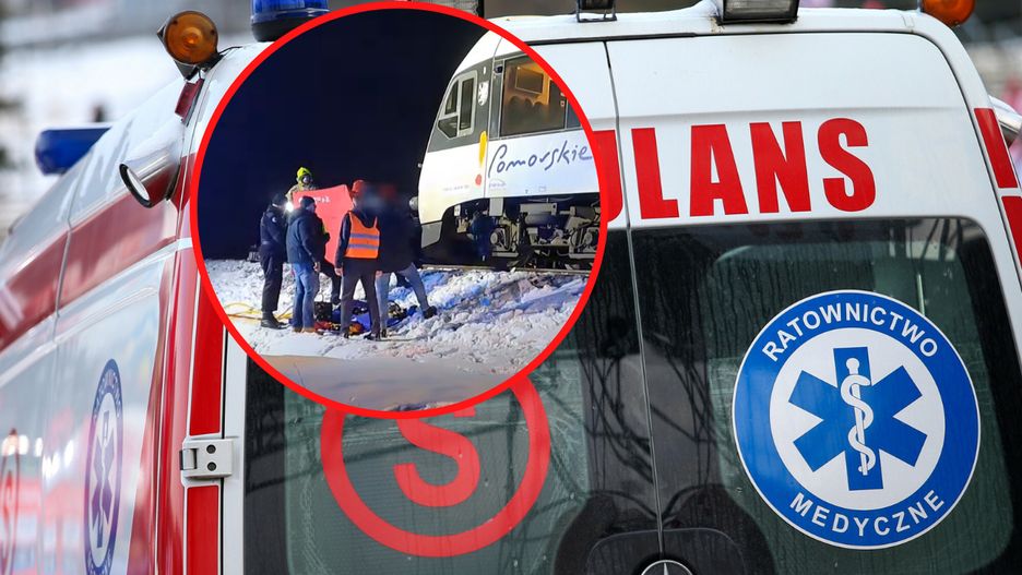 Wypadek na przejeździe kolejowym