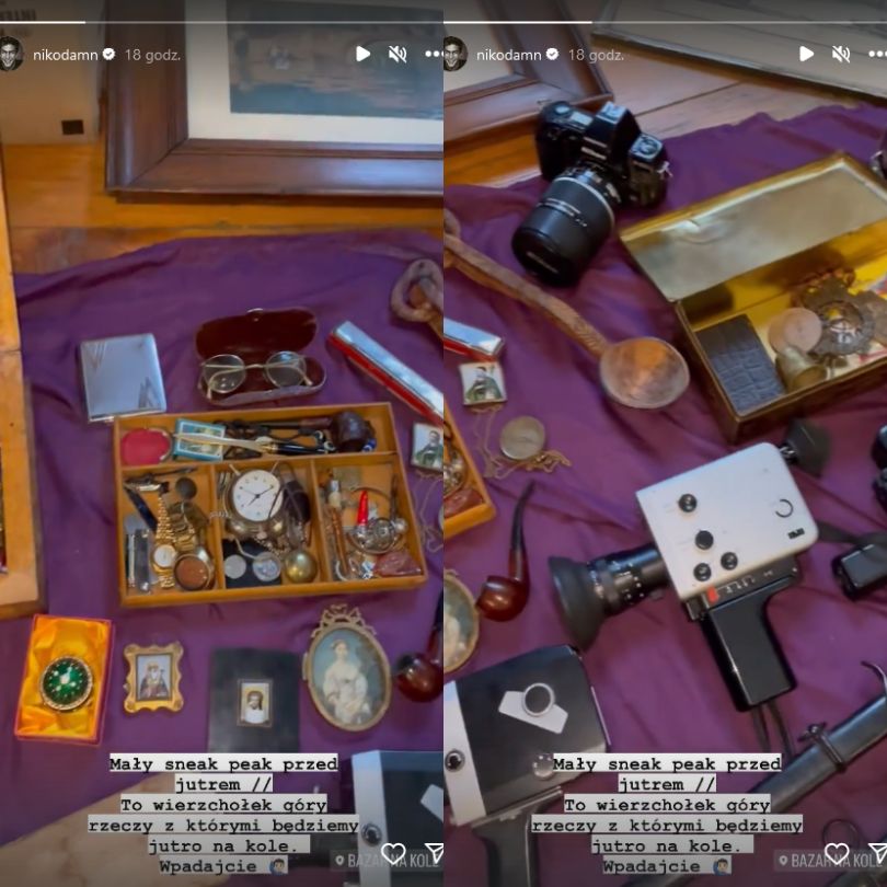 Nikodem Rozbicki zapowiada wizytę na targu staroci