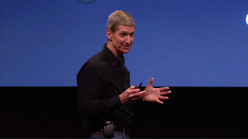 Tim Cook o kilku wariantach iPhone'ów, otwartości systemu iOS i okularach Google Glass