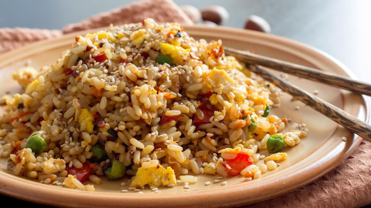 Ryż z warzywami to bardzo proste i samczne danie