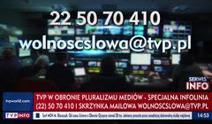 TVP uruchamia infolinię dla widzów "w obronie pluralizmu mediów"