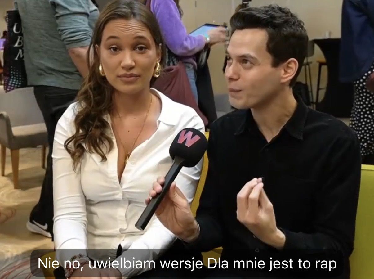 Alicja Szemplińska podczas rozmowy