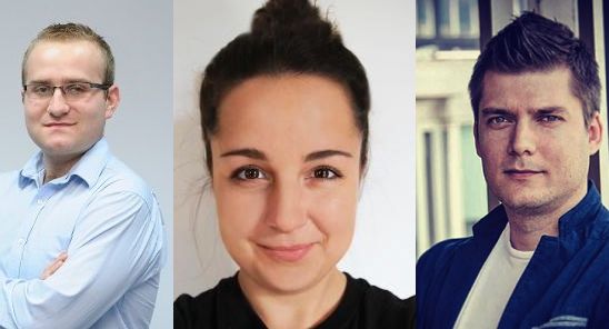 Czesław Bojańczyk, Sonia Kostrzewa i Paweł Sikora w Reprise Media