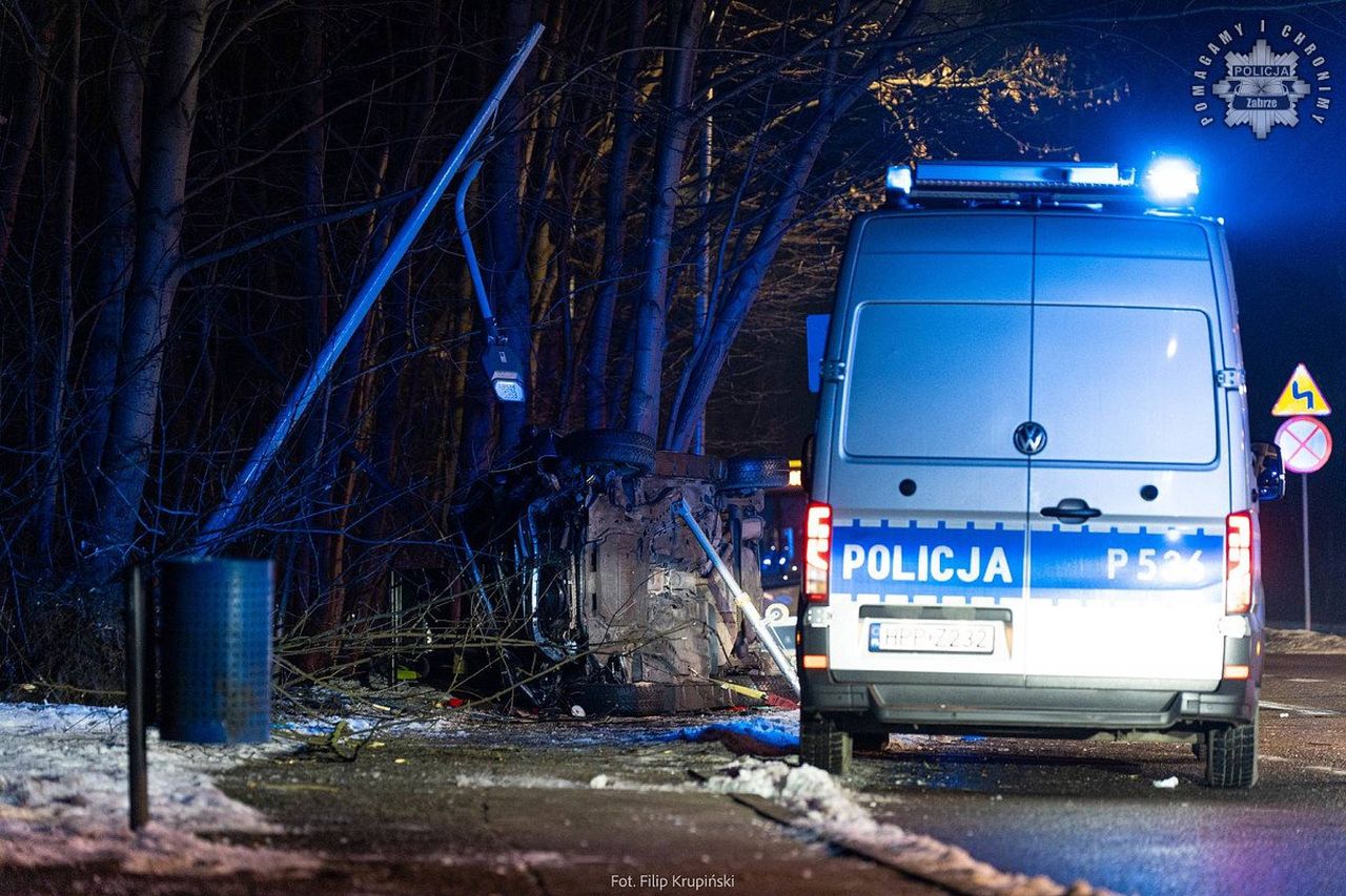 Tragiczny wypadek w Zabrzu. Nie żyje 45-latek