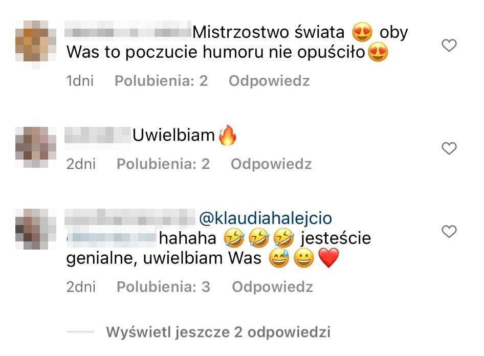 Komentarze internautów