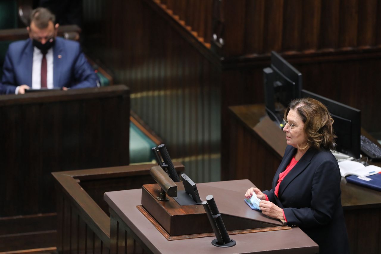 "Aborcja to zło" - powiedziała w rozmowie w Radiu RMF wicemarszałek Sejmu Małgorzata Kidawa-Błońska. Platforma Obywatelska zawarła swoje stanowisko w "Pakiecie dla kobiet"  PAP/Paweł Supernak